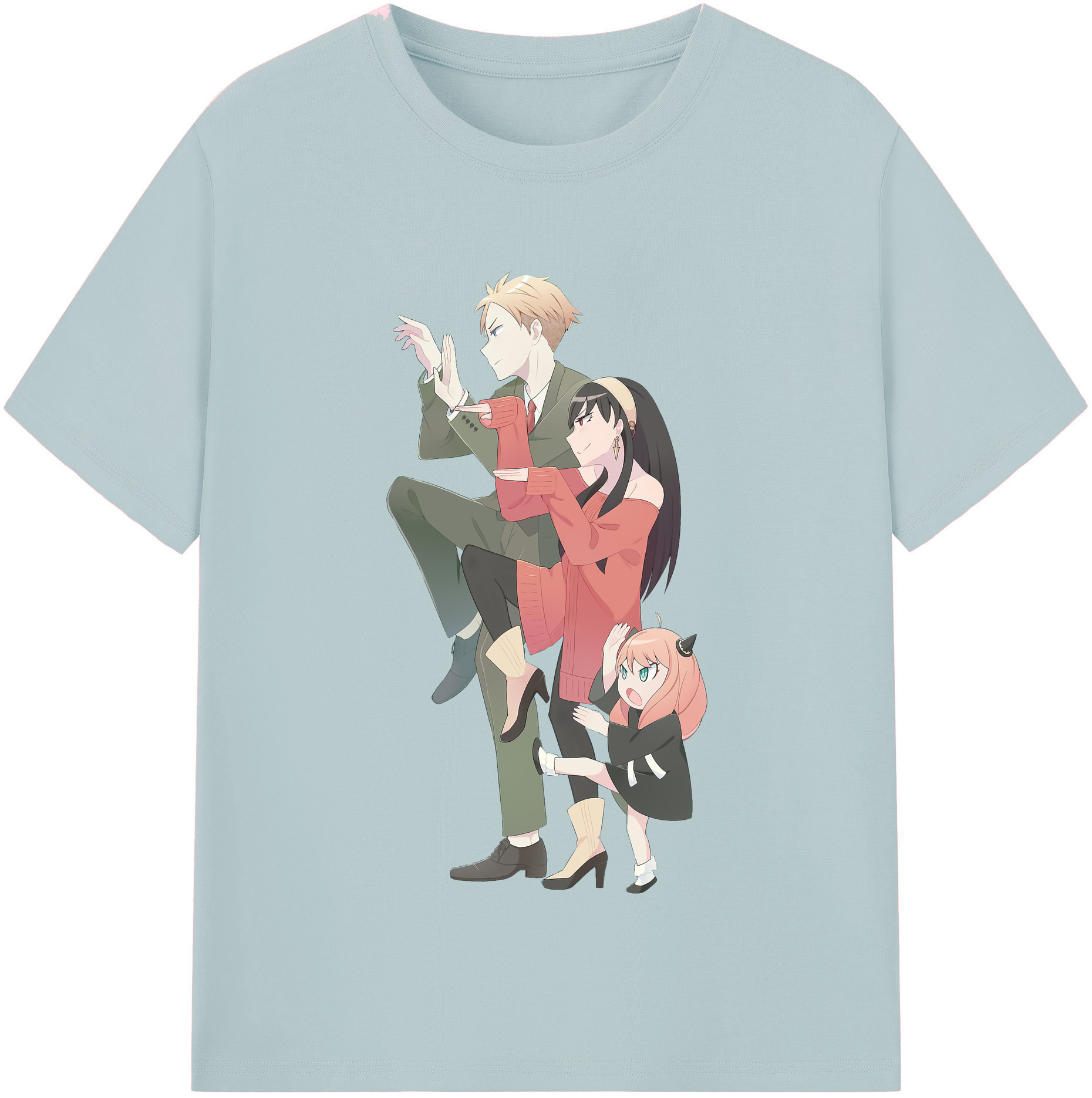 （画像用） SPY×FAMILY间谍家家酒 綿100％半袖Tシャツ（フロントプリント）